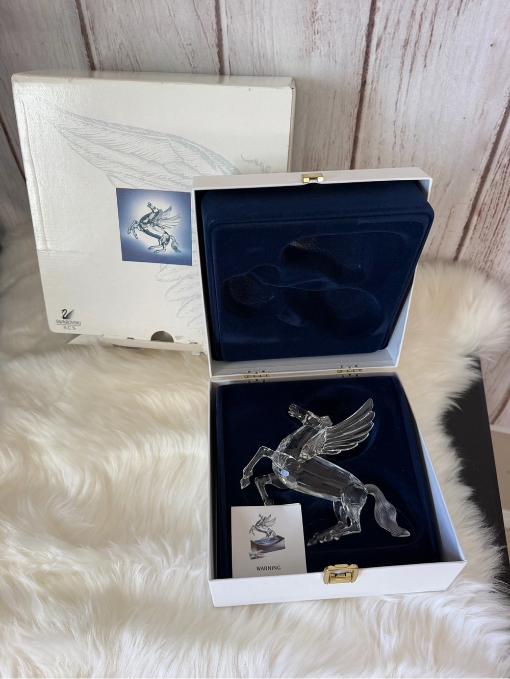 Swarovski SCS 1998 Annual Edition Pegasus Crystal Figurine Mint in Box MIB